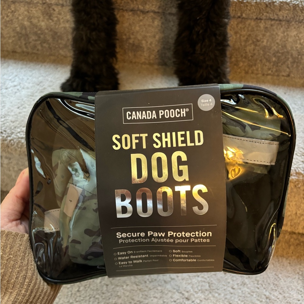 Canada Pooch Soft Shield Dog Boots - Camouflage